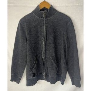 Polo Ralph Lauren Grey Full Zip-Up Heavy Sweater Jacket Men’s Sz Large